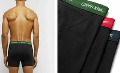 Calvin Klein Underwear 3 Pack Stretch Cotton Underwear Three Boxer Briefs S -