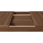 Ruokapöytä S-table Extendable - Suorakaide American Walnut Matt Lacquered
