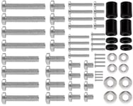 TV Bracket Bolts Fixing Kit M4, M5, M6, M8 Vesa Screws Washers Spacers For Wall Mounts - all TV brands, inc. Samsung, Bravia, LG, Monitor, Projector Mounts Screws (Silver)