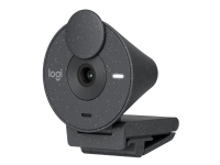 Logitech BRIO 300 - Webbkamera - färg - 2 MP - 1920 x 1080 - 720p, 1080p - ljud - kabelanslutning - USB-C
