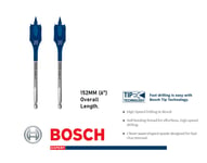 Bosch Expert Flat Bit SelfCut Speed Wood Drill Bits 20mm  1 Pair