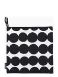 Räsymatto Pot Holder Home Textiles Kitchen Textiles Oven Mitts & Gloves Black Marimekko Home