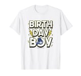 Power Rangers Birthday Boy Blue Ranger Logo T-Shirt