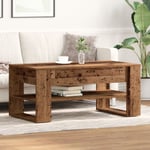 Kaffebord Gamla trä 102x55x45 cm Konstruerat trä
