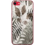 Apple iPhone SE (2020) Gennemsigtigt Telefoncover Skogens löv