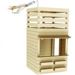 Soulet - Maisonnette en bois epicerie pour enfants - Shopping - Marron