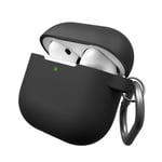 KeyBudz Elevate Series Skydd med nyckelring till Airpods 4th Gen - Svart