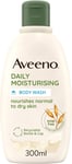 Aveeno Daily Moisturising Body Wash, With Soothing Oat, 300 ml (Pack of 1)
