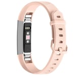 Fitbit Alta / HR kellon ranneke silikonista - vaaleanpunainen