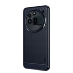 Nothing Phone (3a) Pro Mofi Brushed Carbon Fiber Flexibel Plast Skal - Blå