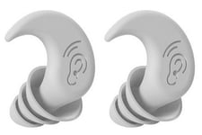 Silikone ørepropper - Støjreducerende - 3 lags - Hvid