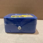 Marksman Quality Tools 6” Cash Box In Blue - 66193C - New Sealed - Free Postage