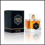Crystal noir edp perfume 100ml unisex By Deluxe London