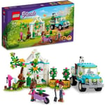 LEGO 41707 Friends The Tree Planter Truck, Leksak, Miljövänlig trädgårdsskötsel, Elektrisk lastbil, Flickor och pojkar från 6 år och uppåt
