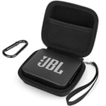 Yinke Case for JBL GO2 Portable Bluetooth Speaker, Portable Hard Case Portable Protective Cover Storage Bag with Carabiner & Hand Strap