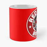 Red Lion Brew Classic Mug - Gift The Office 11 Ounces Funny White Coffee Mugs-nilinkep
