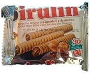 PIRULIN Barquillas Rellenas de Chocolate y Avellanas/Rolled Wafers with Chocolate & Hazelnuts, DOS/Two Paquetes/Packs of 66 gr/2.33 Oz CADA uno/Each
