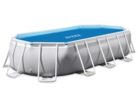 Bâche à bulles renforcée pour piscine tubulaire ovale 4,00 x 2,00 m - Intex