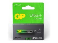 GP Ultra Plus - Batteri 4 x AAA - alkaliskt
