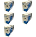 5 C,M,Y,2BLK Toner Cartridges TK-5150 Compatible For Kyocera Ecosys P6035cdn