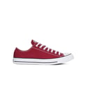 Converse All Star Unisex Chuck Taylor Low Top - Maroon Canvas Size UK 5