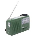 #N/A DC 5V Solar Hand Crank AM FM Siren Radio Multi-function