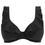 Jewel Cove bikini top Volang Plain Black, Freya