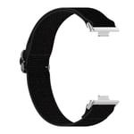 Elastiskt Klockarmband i Nylon för Huawei Watch Fit 3 Svart