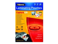 Fellowes Laminating Pouches Capture 125 micron - 111 x 154 mm lamineringsfickor