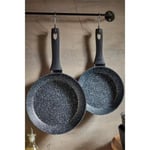 Salter Megastone 2-Piece Frying Pan Set  of 2 all Hobbs Thermo - 20/24cm 073515