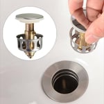 Universal Wash Basin Bounce Drain Filter Pop Up Bathroom Sink