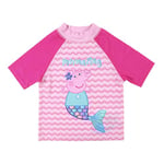 CERDÁ LIFE'S LITTLE MOMENTS Baby UV Top Peppa Pig Girls Swim T-Shirt, Pink, 18 Months