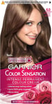 Garnier Color Sensation Brown Hair Dye Permanent 6.0 Precious Light Brown (Packa