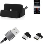 Docking Station for Asus ROG Phone II + USB-Typ C und Micro-USB Connector