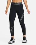 Nike Pro Women's Mid-Rise 7/8 Graphic Leggings