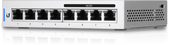 Ubiquiti Networks UnifiSwitch 8 GE ports PoE 60W 4 with 5-pack
