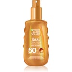 Garnier Ambre Solaire Ideal Bronze Solcreme lotion på spray til krop SPF 50 150 ml