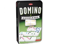 Tactic Domino Double 6, Förskola, Pojke/flicka, 5 År, 99 År, 40 mm, 115 mm