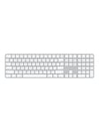 Magic Keyboard with Touch ID and Numeric Keypad - Tastatur - Tyrkisk - Hvid