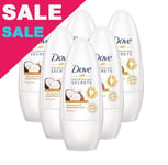 Dove Nourishing Secrets Deodorant Antiperspirant Roll-On Coconut Jasmine x 3