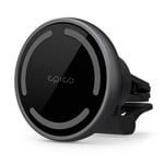 Epico Magnetisk Mobiltelefonholder for Bil med 15W Trådløs Lading - MagSafe Kompatibel - Svart