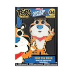 Funko Funko Large Pop! Enamel Pin - Tony the Tiger - Ad Icons: Frosted Flakes - Tony The Tiger Chase - Kelloggs Enamel Pins - Cute Collectable Novelty Brooch - for Backpacks & Bags - Gift Idea