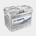 VARTA Start- & förbrukningsbatteri Professional Dual Purpose AGM LA 60, AGM, 12 V, 60 Ah