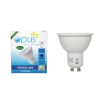 5 x Opus 5 watt = 40 watt LED GU10 Light Bulb BC B22 Warm White - 3 Step Dimming Technology