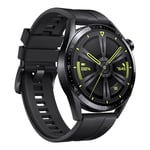 HUAWEI WATCH GT 3 46 mm Smartwatch, 2 Weeks' Battery Life, All-Day SpO2 Monitoring, Personal AI Running Coach, Accurate Heart Rate Monitoring, 100+ Workout Modes, Extended 3-month Warranty, Black