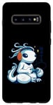 Coque pour Galaxy S10+ Gamer Axolotl - Mignons jeux vidéo sur ordinateur