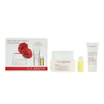 Clarins A Beautiful Body Gift Set Body Cream, Body Scrub + Tonic Body Oil