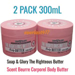 Soap and Glory The Righteous Body Butter Scent Beurre Corporel , 2 PACK , 300mL