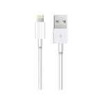 USB Kabel med Lightning iPhone - iPad 1 m Vit