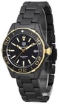 TAG Heuer WAY1321.BH0743 Aquaracer Lady Sort/Keramik Ø35 mm